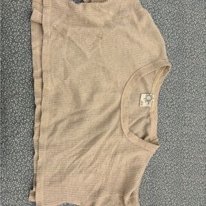 Aerie Cream Crop Top